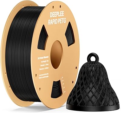 21 – DEEPLEE Rapid PETG Filament 1.75mm, High Speed PETG 3D Printer Filament Up to 600 mm/s, Dimensional Accuracy +/- 0.02 mm, Fits for Most FDM …