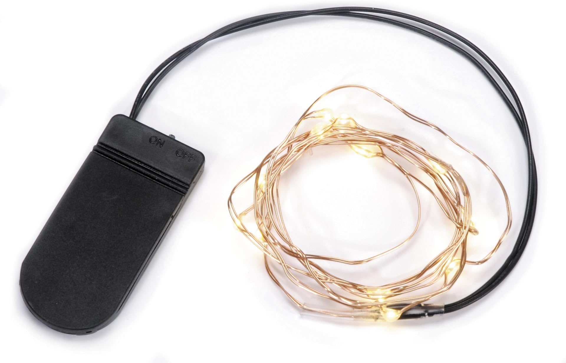 Darice Copper Wire LED Moon Lights, 4.5-Foot