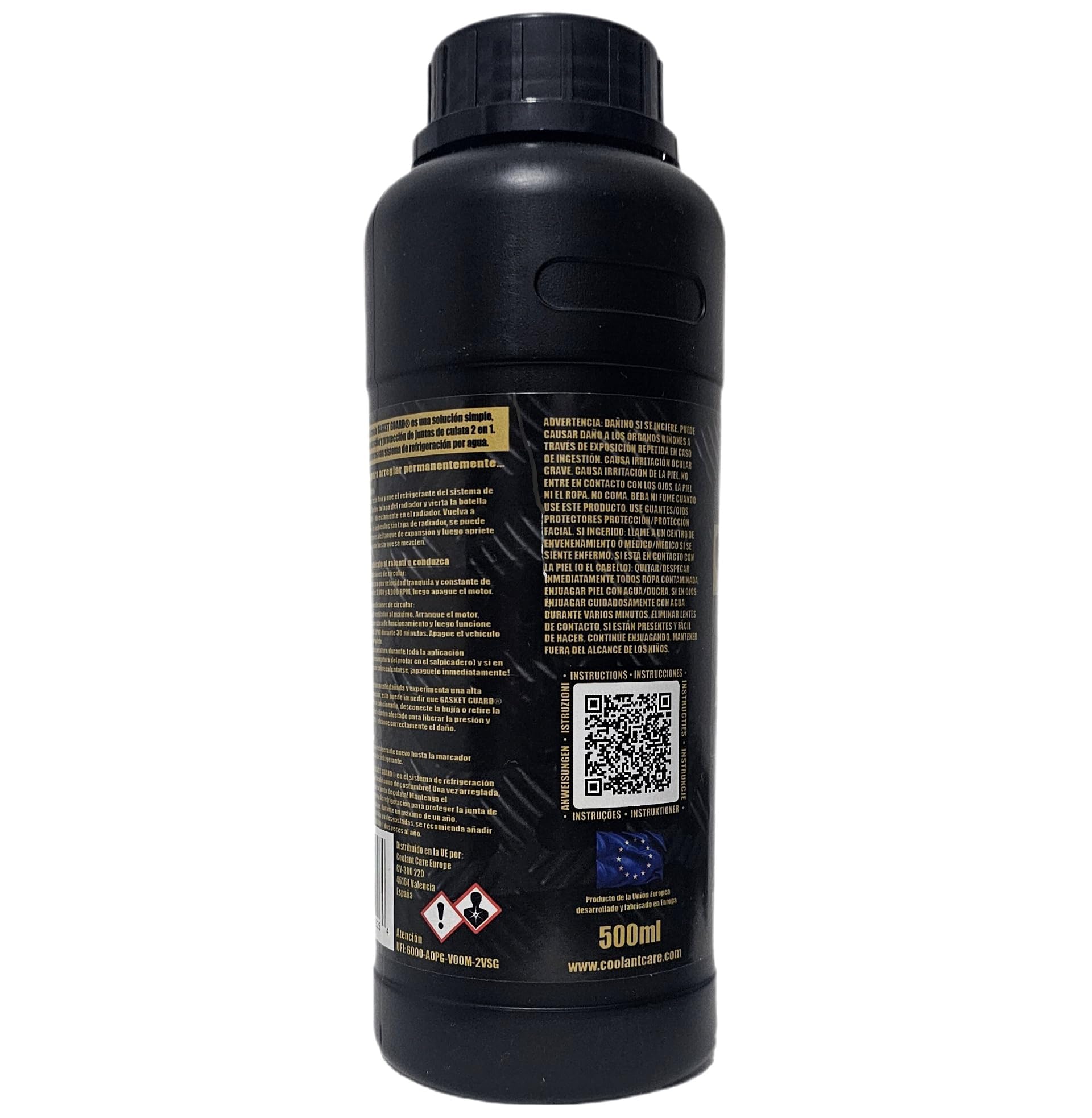 Sellador de Juntas de Culata de Alta Resistencia, Repara y Protege contra Fugas de Motor, Compatible con Motores Diésel y Gasolina - 500ml