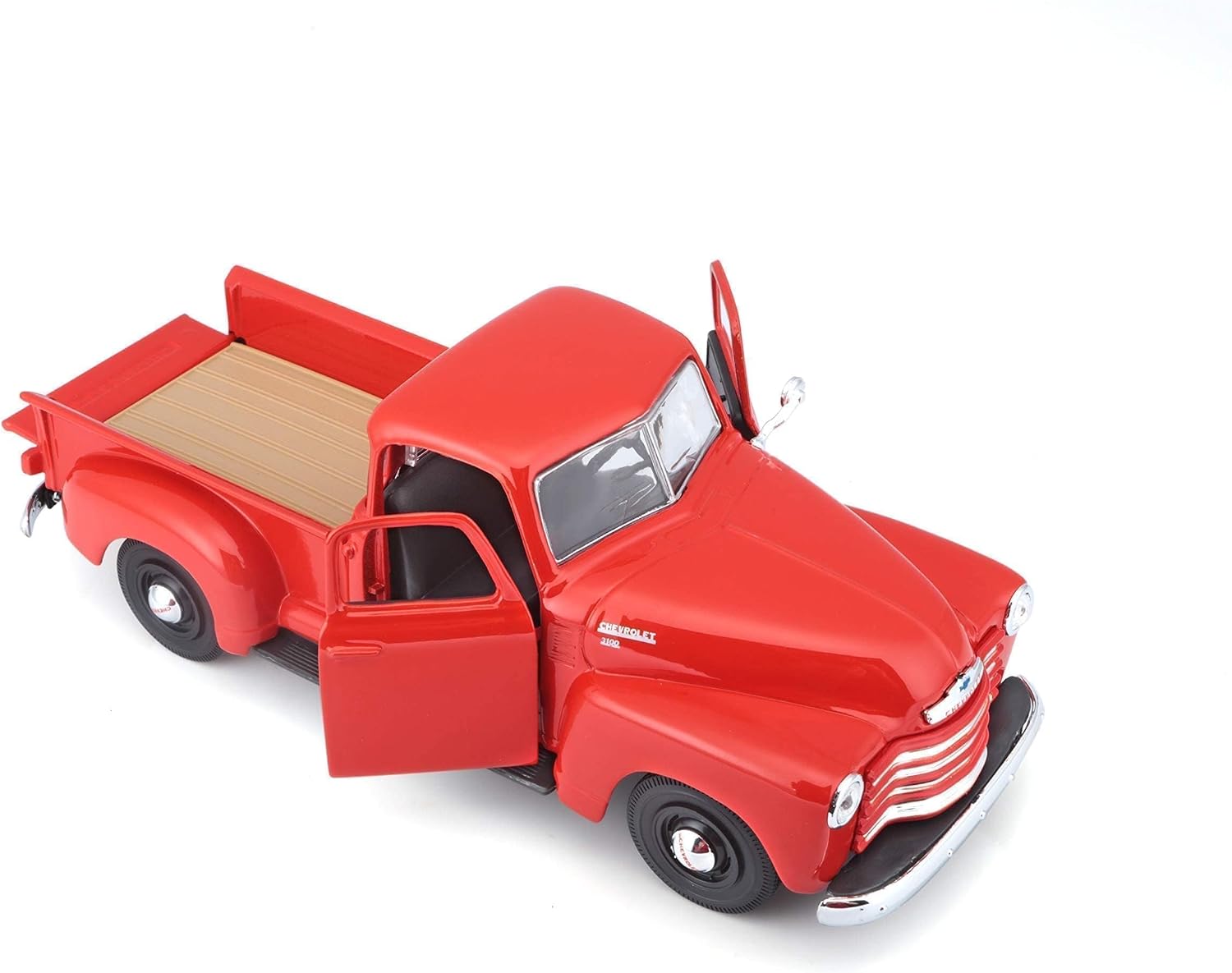 Maisto 1:25 Scale 1950 Chevrolet 3100 Pickup Diecast Truck Vehicle (Colors May Vary) , Red