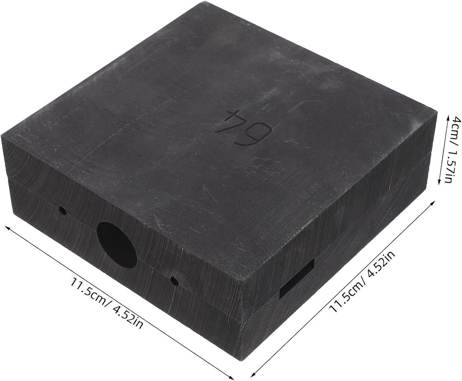 Metal Casting Graphite Mold, 64mm Bangle Bracelet Smelting Mold, DIY Precious Metals Melting Tool for Handmade Jewelry Bangle Bracelet Making