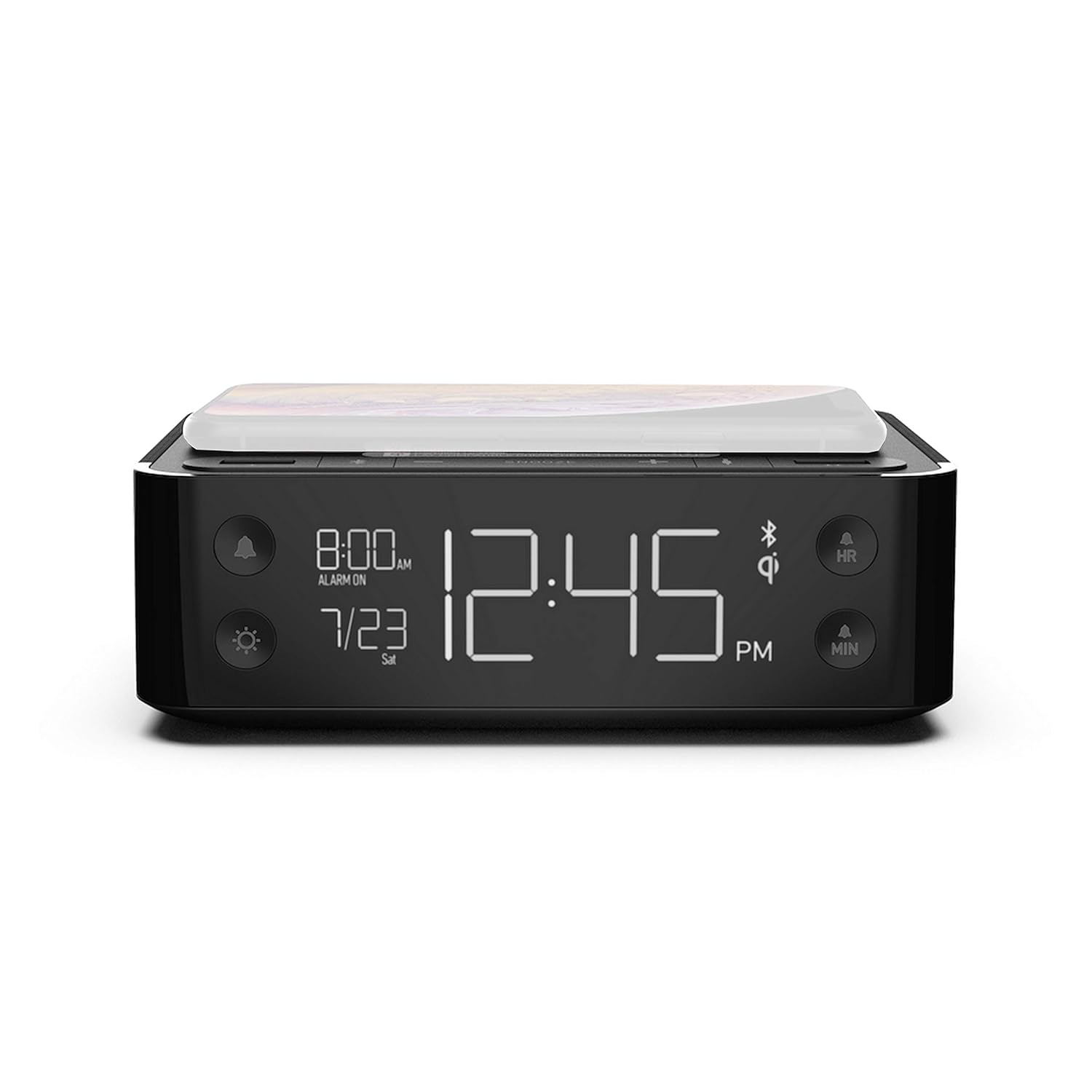NONSTOP Station A Nonstop Hotel Alarm Clock with Qi Wireless Charging