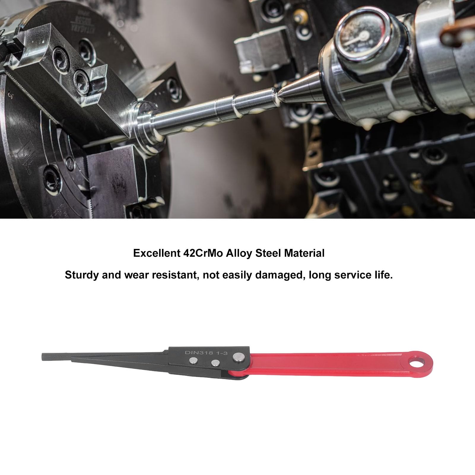 Morse Taper Drift Key, Morse Taper Shank Removal Tool for MT1 MT2 MT3, Semi Automatical Easy Ejecting Drift for Morse Taper Drill Chuck Sleeve Morse Taper Adapter