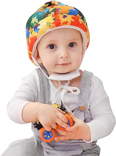 Casco de apoyo de seguridad para bebé, sombrero protector de cabeza ajustable, sombrero de parachoques para bebé, gorra transpirable para la cabeza
