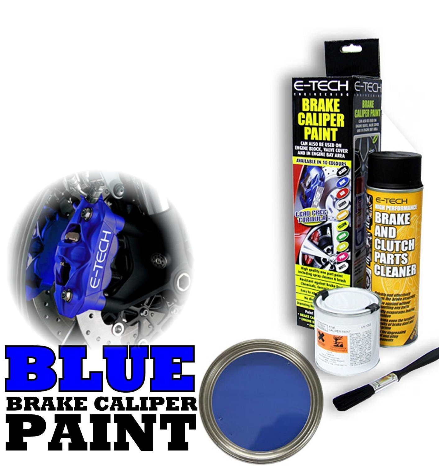 Buy ETech EBCPBL Quality Blue Car Engine Bay Block Valve Cover Brake