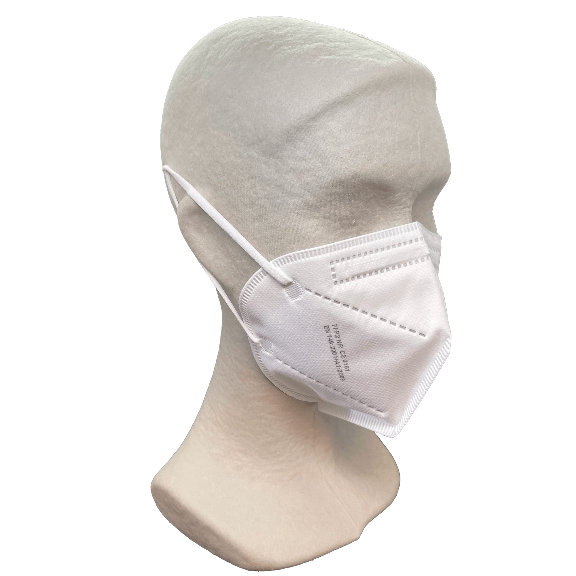 Obbocare - Masques FFP2 à 5 couches. Masque FFP2 homologué avec certificat CE. Emballé individuellement. Fabriqué en Espagne. La couleur noire. Boîte de 50 Unités
