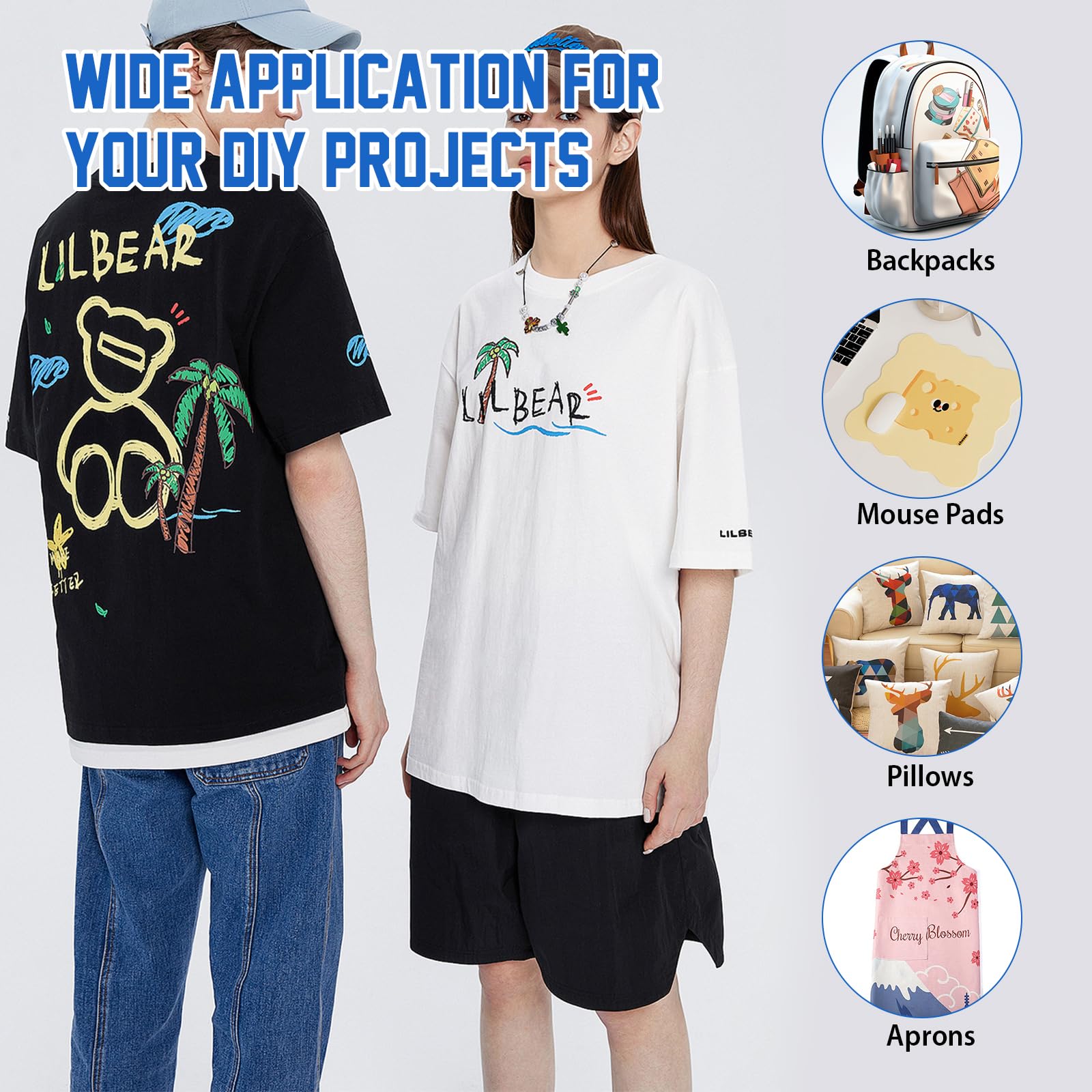 Heizpresse, 2 in 1 Transfer & Heizpresse, 30×25cm/12"x10" Hitzepresse mit Zeitmesser & Schnellem Aufheizen für T-Shirts, Hosen, Hüte, Taschen – Ideal für Baumwolle & Polyester