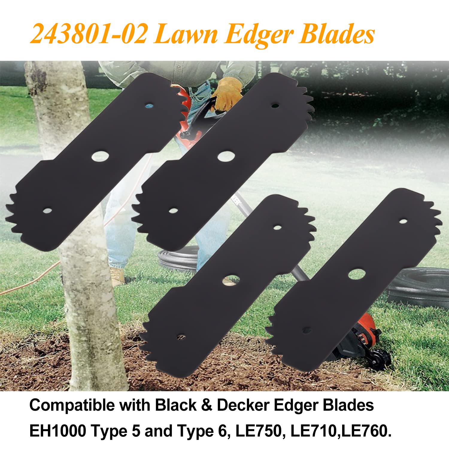 ふに Amazon.com: Foifatt 243801-02 Edger Blade Compatible with Black