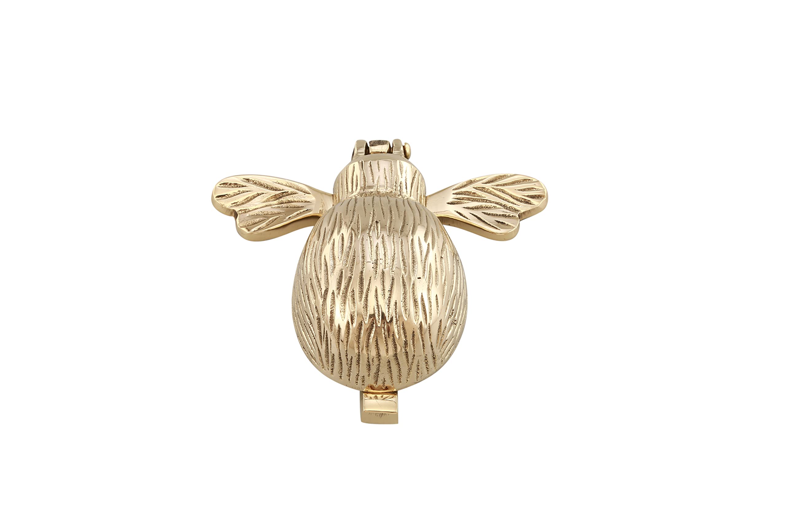Fenzo Bumble Bee Door Knocker, Vintage Antique Solid Brass Front Door Knocker, Adds Touch of Country Style Charm & Elegance