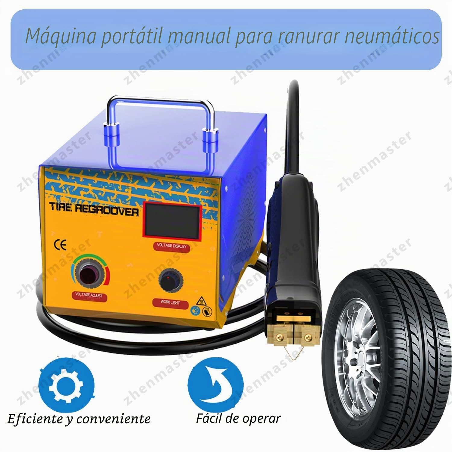 Máquina Ranuradora De Neumáticos 1000W Profesional Con 20 Cuchillas U/V, Ancho 2-14mm, Profundidad 9-14mm, Regroover Para Ruedas De Camión, Coche, ATV Y Neumáticos Industriales