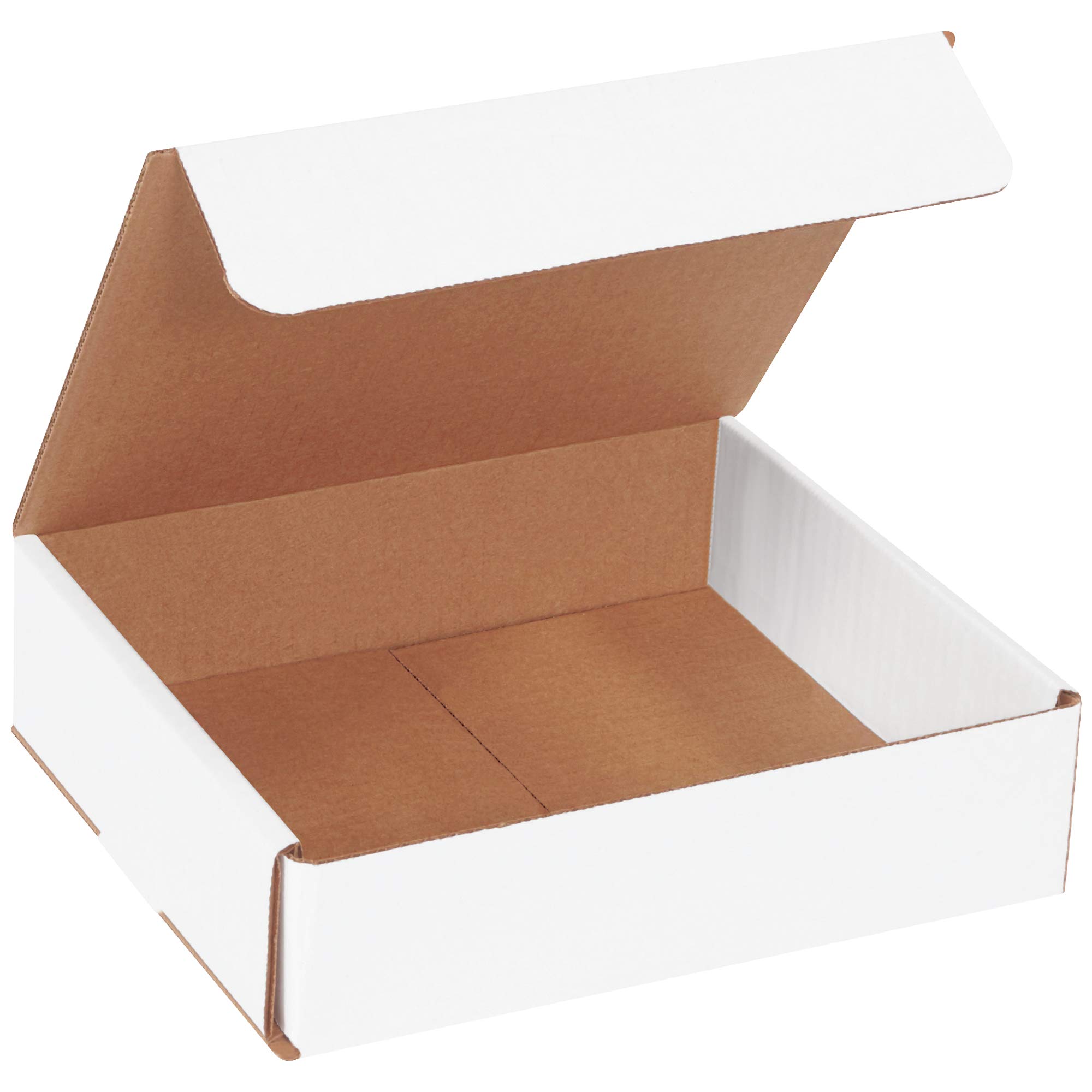 BM872 50 - Buste da spedizione, in cartone ondulato, 8" x 7" x 2", confezione da 50 pezzi