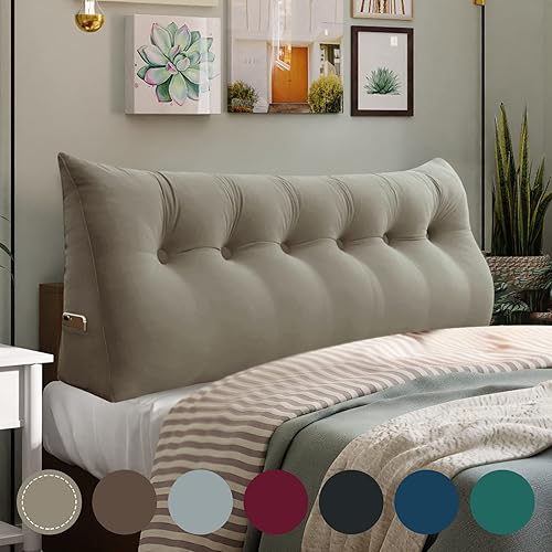 Almohada de cuña gruesa de 13 libras para cabecero, posicionador de cuerpo, almohada de cuña de cama, soporte para respaldo y cabecero triangular disponible en Yaxa Guatemala