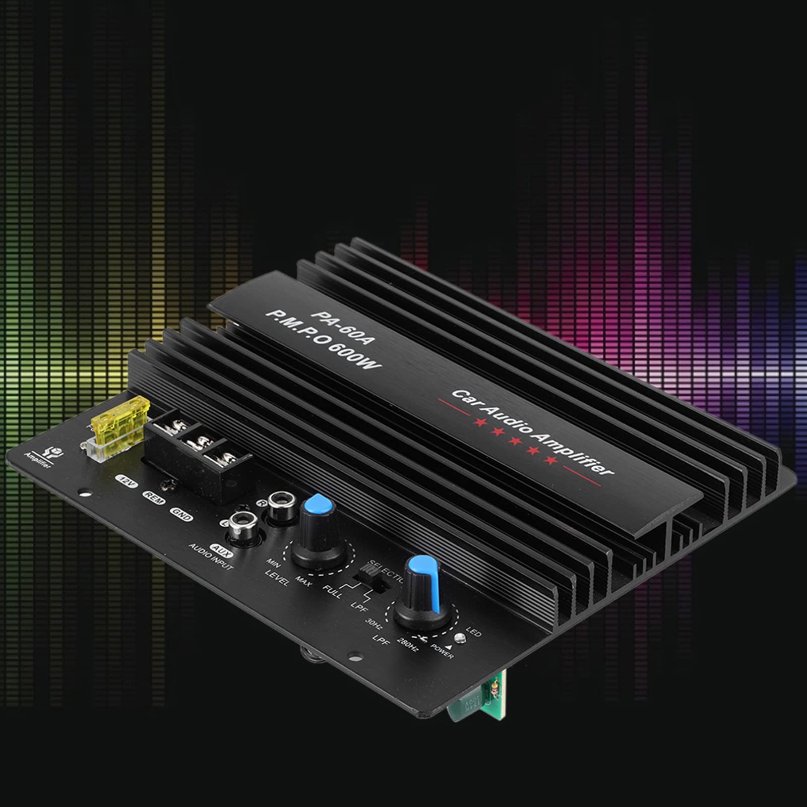 Auto Audio Verstärker, 1 Stück Subwoofer-Verstärker, 12 V, 600 W, Mono-Hochleistungs-Bass-Subwoofer-Verstärker für Auto-Lautsprecher-Modifikation