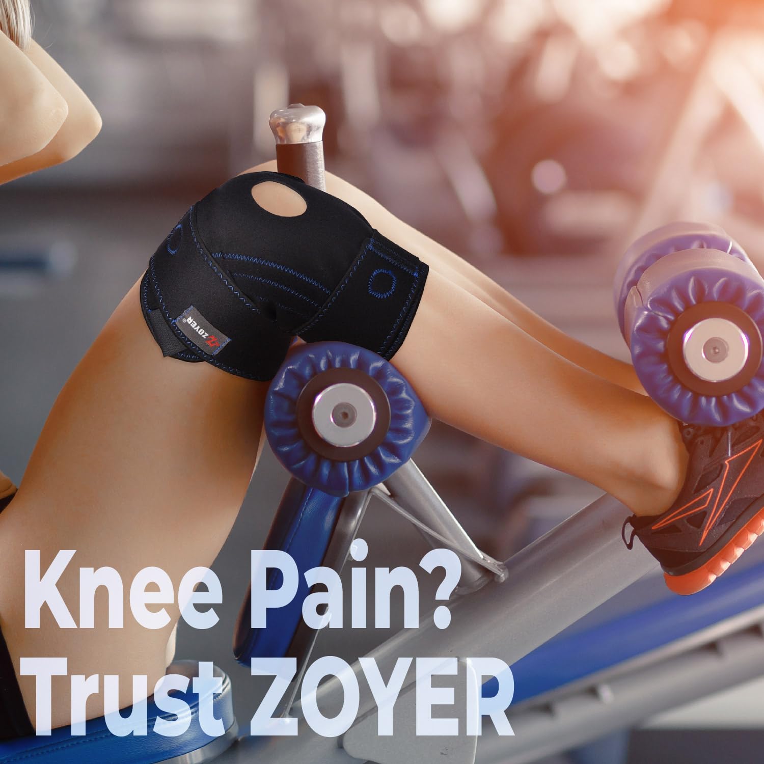ZOYER USA - Rodillera de recuperación con estabilizadores