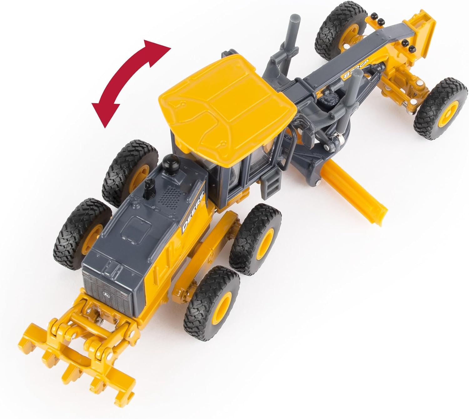 ERTL Prestige Collection - John Deere 872GP Grader Tractor Toy Replica - 1:50 Scale - Authentic Die-Cast Metal Material - John Deere Tractor Toys - Farm Toys Ages 14 Years and Up