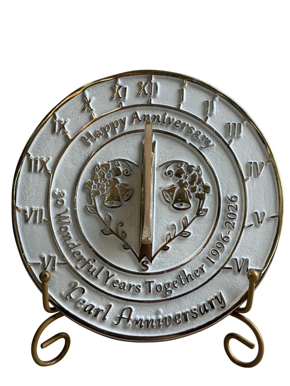 Reloj de sol de aniversario para padres un emotivo recuerdo de bodas