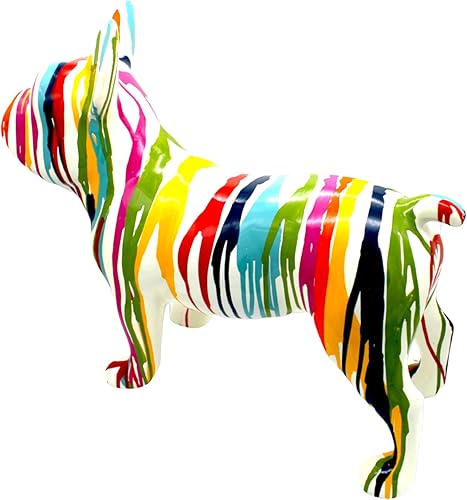 Pup Dog-17.5 pulgadas de largo decoración del hogar, graffitimulticolor