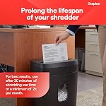 Staples Shredder Lubricant Lubricating Sheets 24/pk