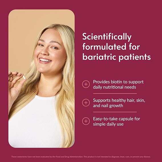 Bariatric Advantage Biotin 5,000 mcg, 90 Count