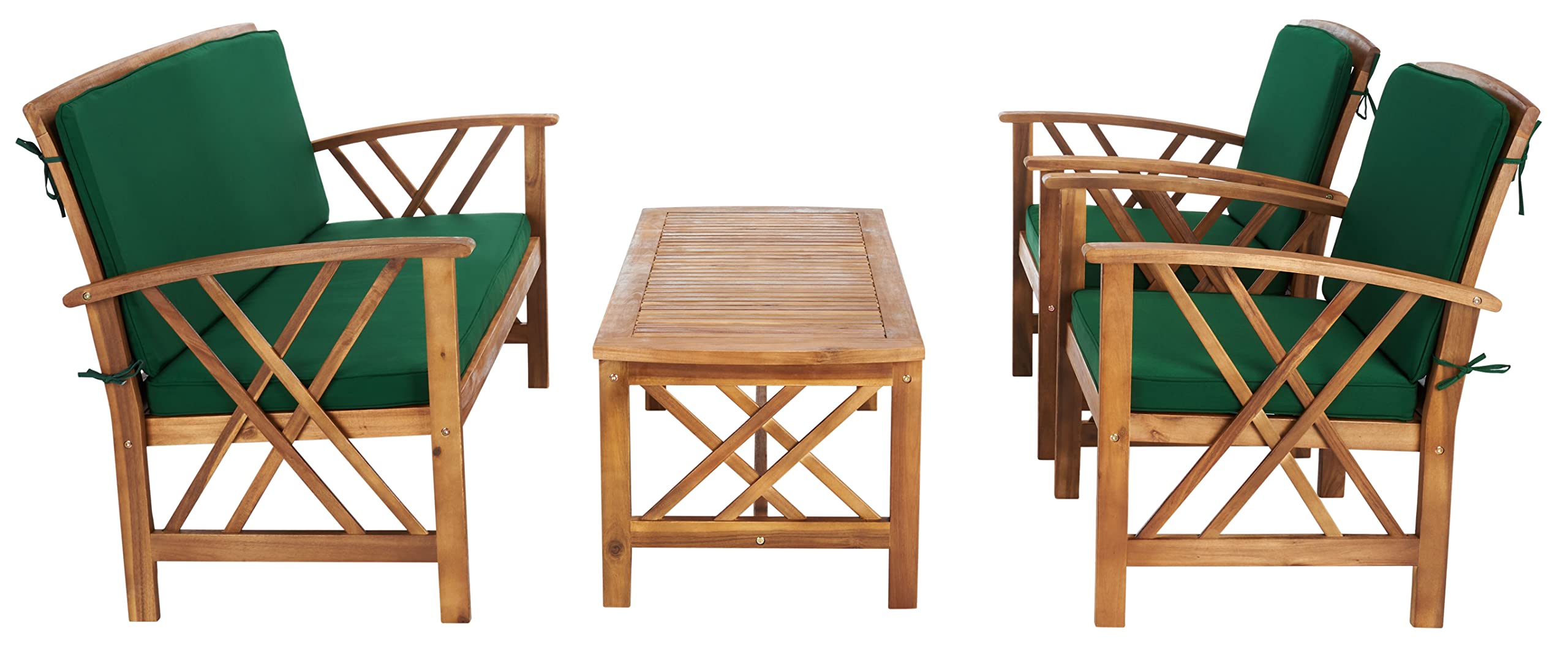 SAFAVIEH Fontana 4-Piece Conversation Set