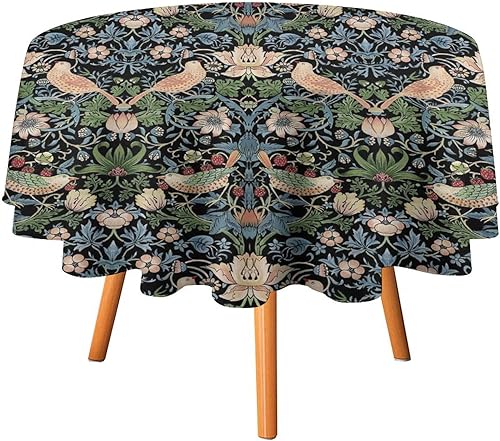 Miniatura 17 de Mantel floral retro de los años 70, decoración de fiesta de cumpleaños, mantel de plástico lavable para comedor, cocina, decoración de fiesta de