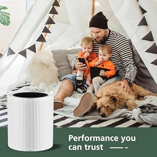 Miniatura 8 de isinlive Blue Pure 311 - Filtro de repuesto automático compatible con Blueair Blue Pure 311 Auto Air Puri-Fier, sistemas de filtración 2 en 1,