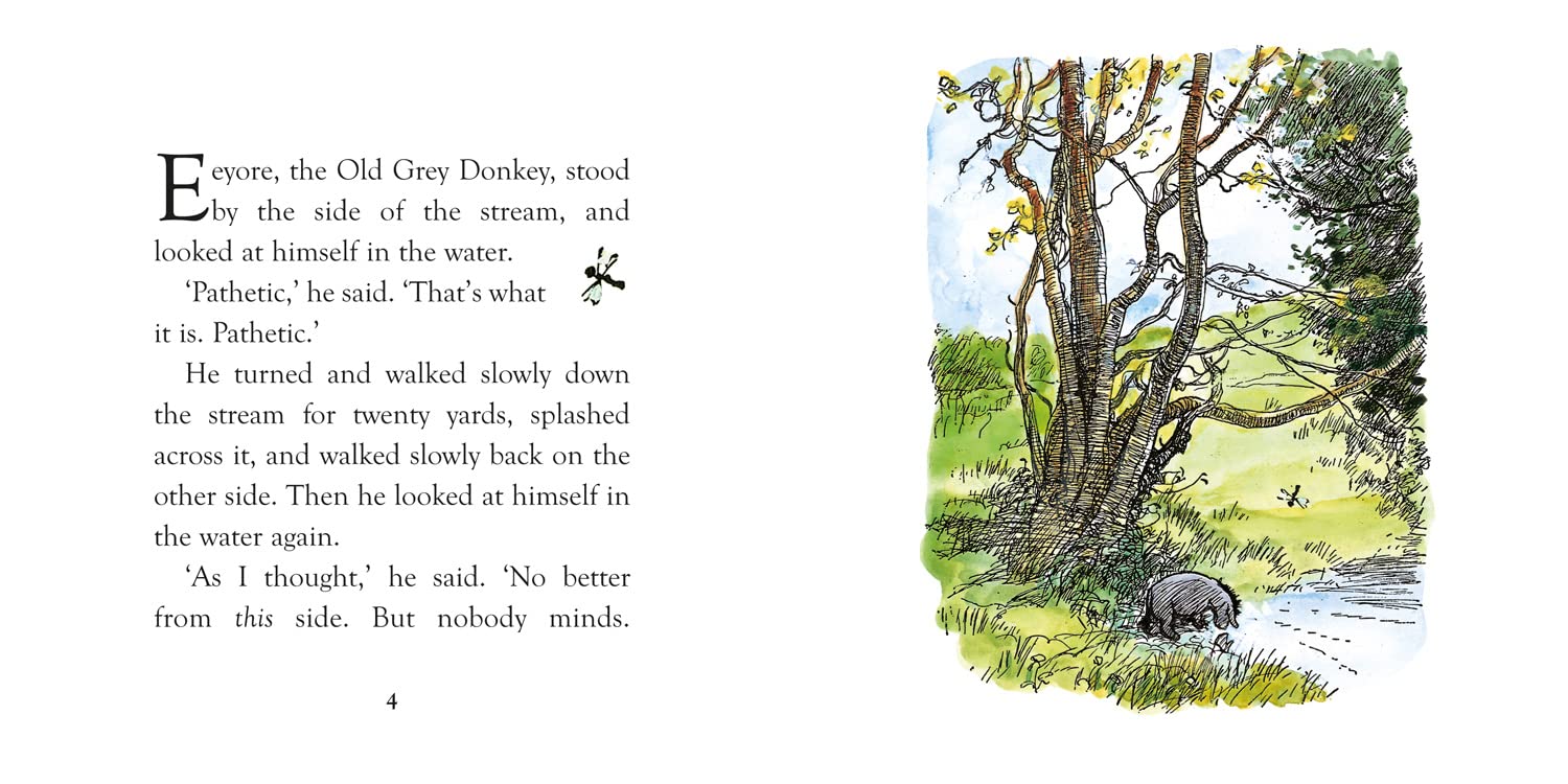 Winnie-the-Pooh: Eeyore Has A Birthday: Special Edition of the Original Illustrated Storybook by A.A.Milne with E.H.Shepard’s Iconic Decorations, Perfect for Children Aged 5+