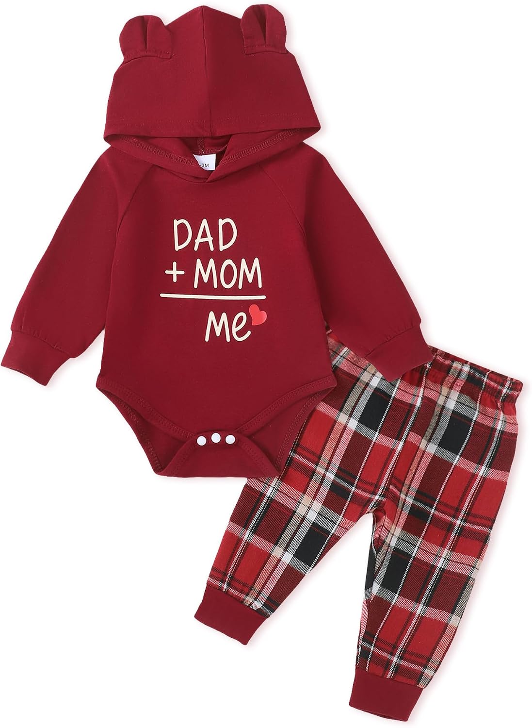 NZRVAWS Baby Boy Clothes Newborn Outfit Infant Sweatshirt Fall Winter Long Sleeves Hoodie Top Pant Set 2PCS 0-18 Months