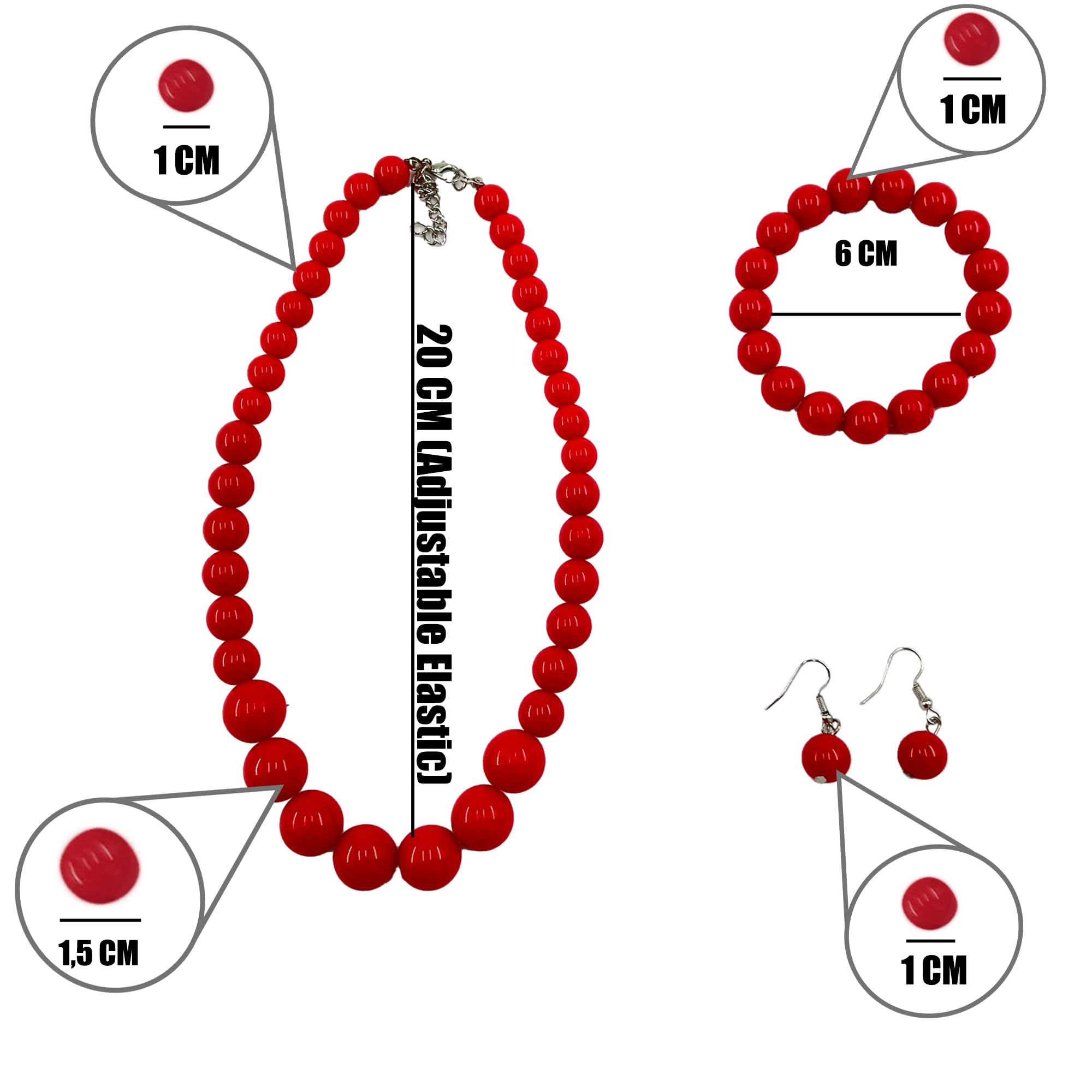 Accesorios flamenca mujer feria pinza garra pelo rosa plástico pack flor de palo rojo