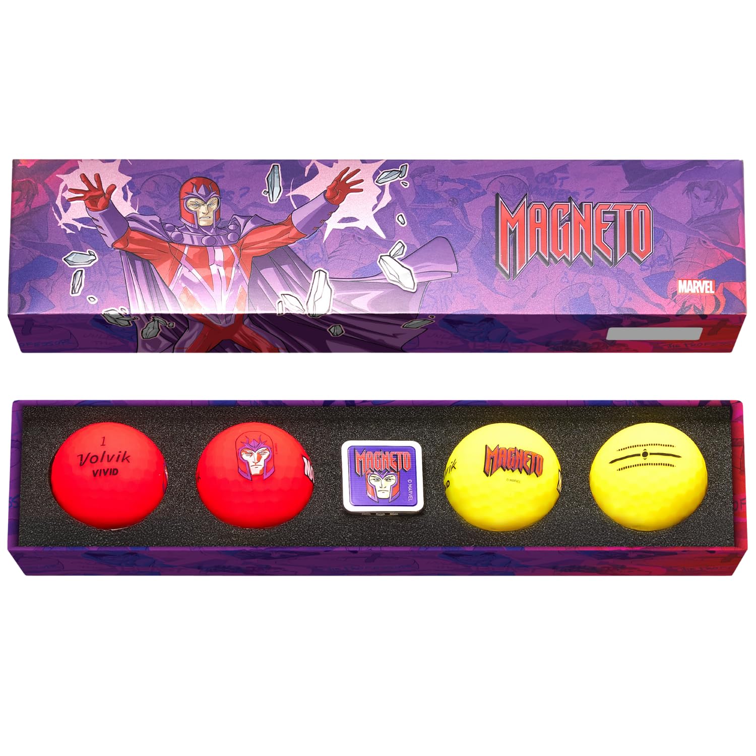 Volvik Vivid Marvel Golf Ball Gift Sets (4 Pack)