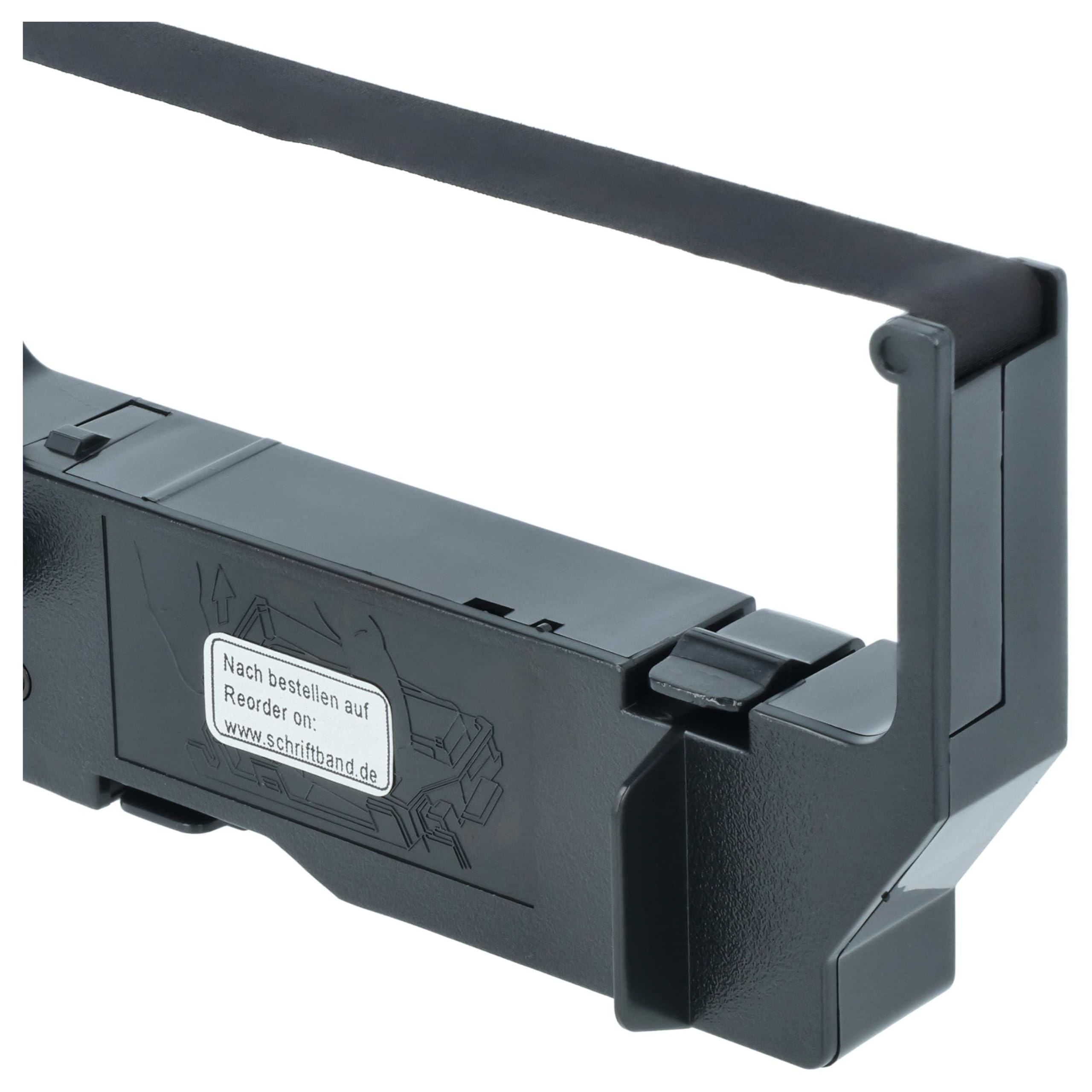 vhbw 10x nastro inchiostrato compatibile con Star MP216, MP200P, SCP700, RC200B, MP200, SP2000, SP200 stampante ad aghi - nero