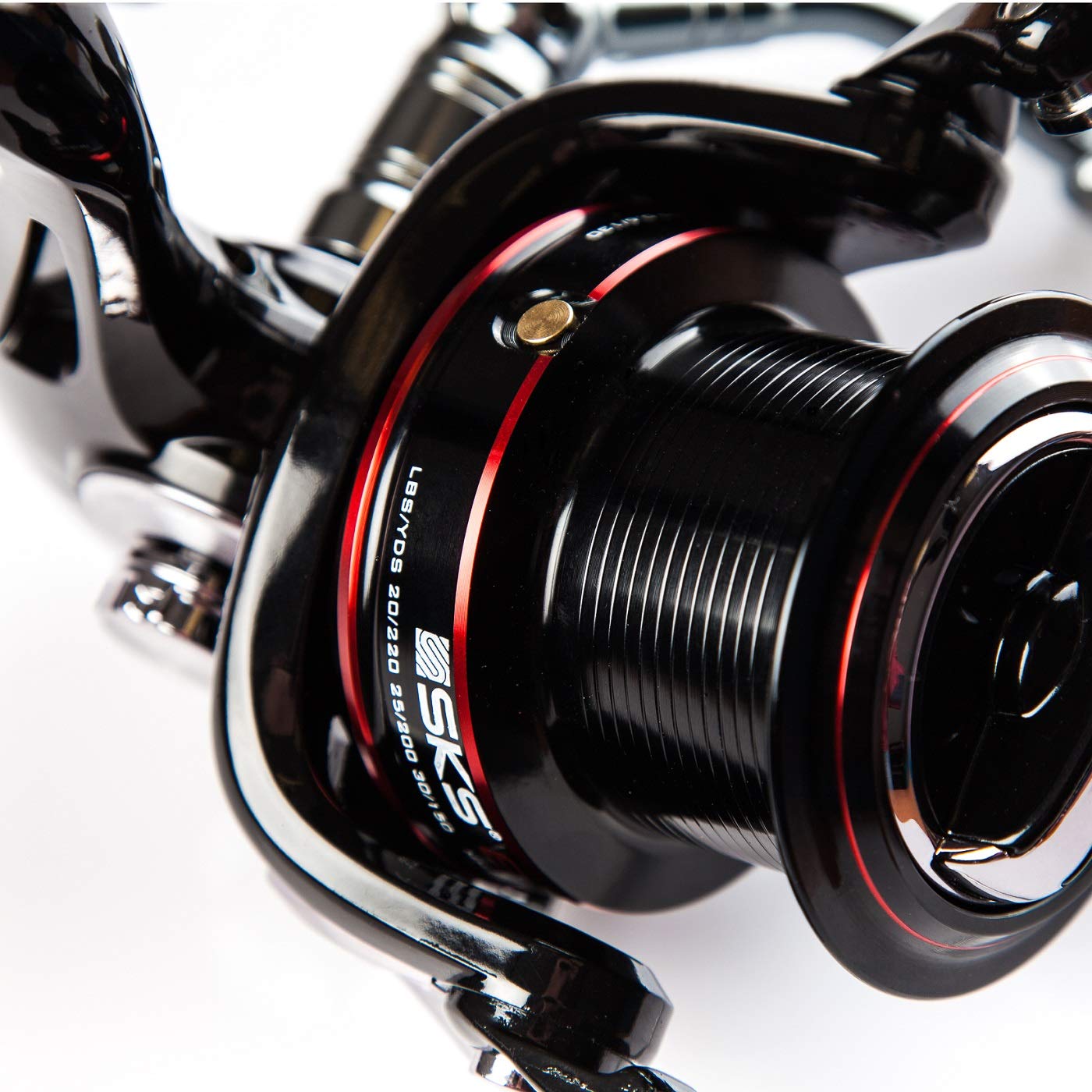 Sonik SKS 8000 SURF REEL - Hochseerolle für Brandungsangler - Meeresrolle für das Angeln am Strand - Weitwurfrolle mit großer Kurbel und hohem Schnurfassungsvermögen