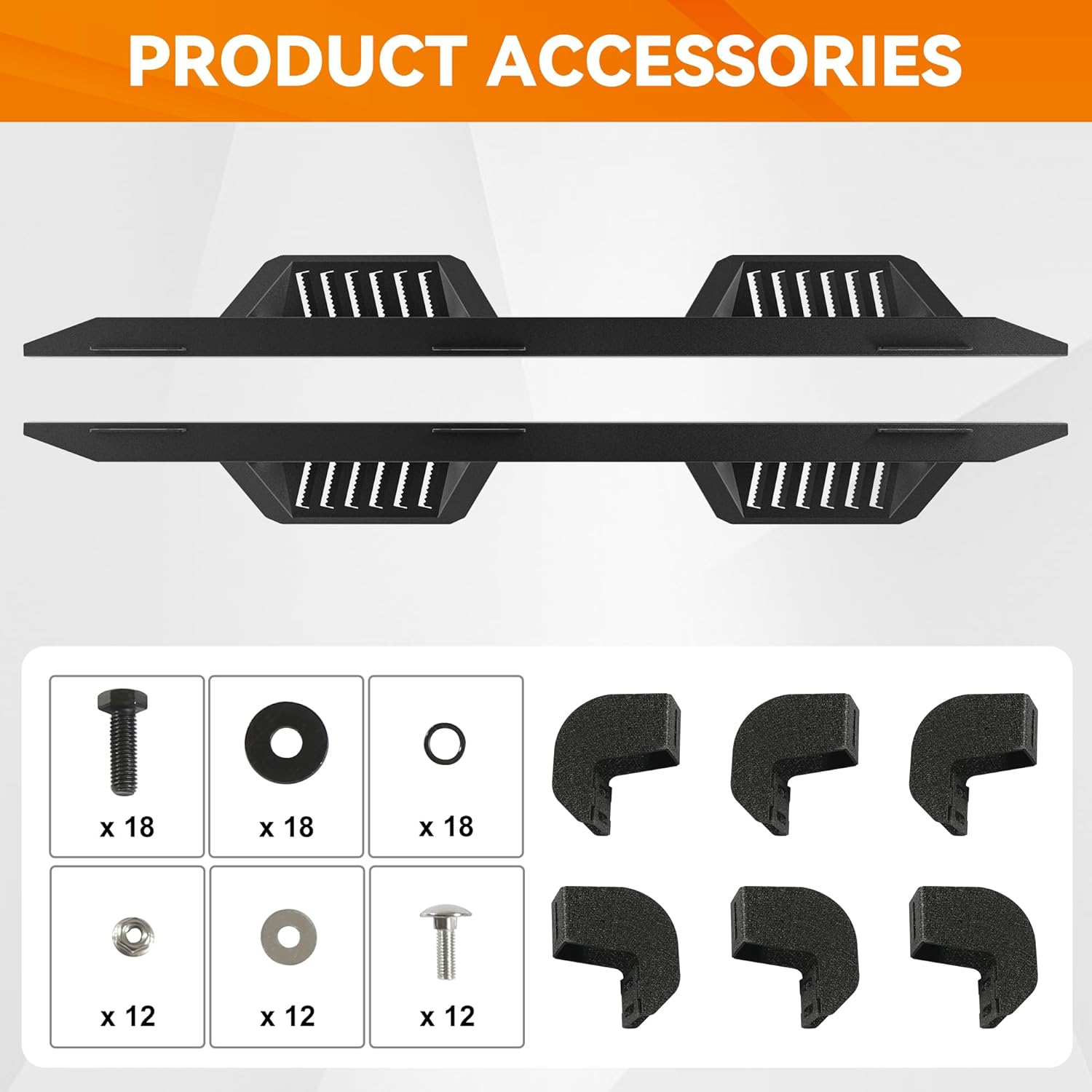 Running Boards Compatible with Jeep Wrangler JL 4 Doors 2018-2025,Drop Down Side Steps 5.3'' Anti-Slip Step Off-Road Heavy Duty Carbon Steel Side Rail Step Bars