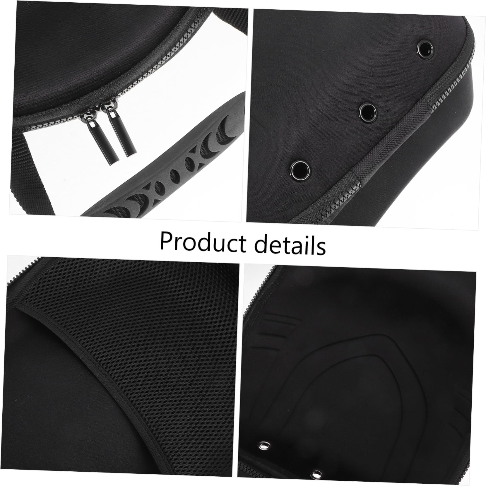 Estuche de Viaje para Gorras de Béisbol Negro Eva 30x23x10 Cm | Caps y Baseball Hat, Apertura y Cierre Fáciles, Ligero y Bien Acabado, Almacenamiento Práctico