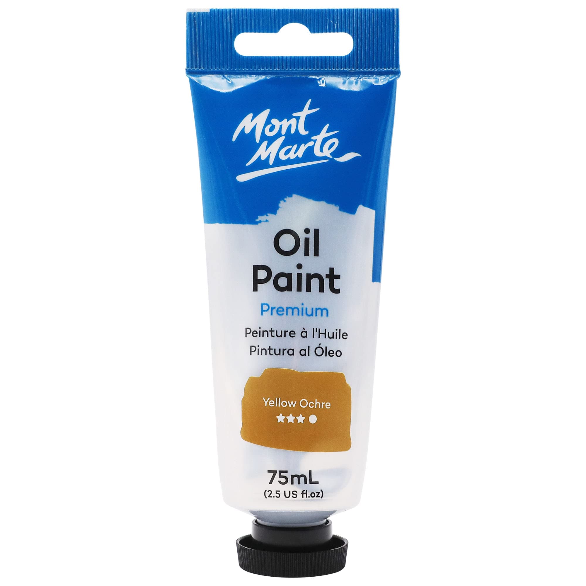 Mont Marte Premium Oil Paint 75ml (Yellow Ochre)-image-15