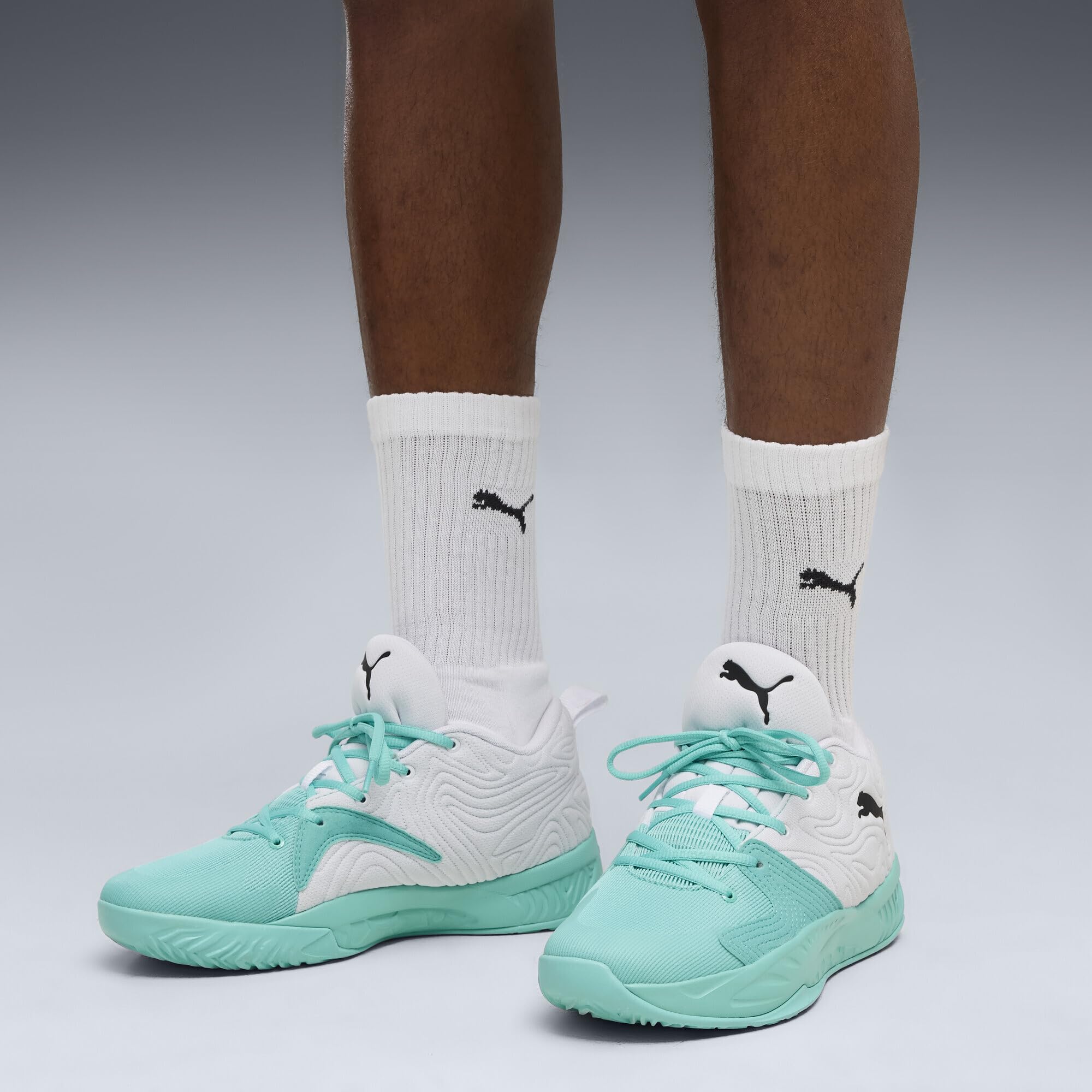 PUMA Zapatillas de Baloncesto Court Pro 3 Mid Unisex