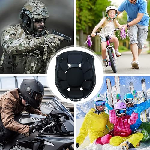 Miniatura 4 de AOUTACC juego de almohadillas universales para casco de airsoft, juego de almohadillas de espuma de recambio para casco FastMichACHUSMCPASGT