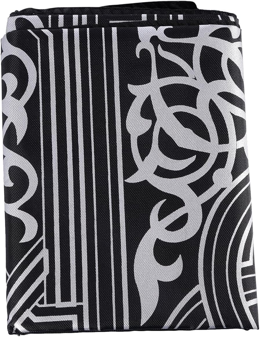 Anlising 2 Pieces Portable Travel Prayer Mat with Compass, Waterproof Polyester Prayer Rug, Muslim Travel Prayer Mat, for Ramadan Gifts (60cm×100cm)