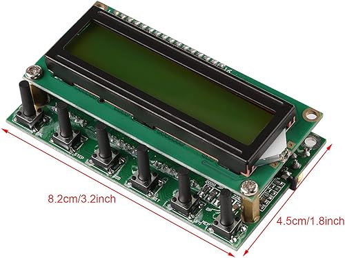 Miniatura 3 de Walfront DDS Generador Digital de onda corta Radio AD9850 Placa de módulo con pantalla LCD 6 bandas 0 ~ 55MHz Kit receptor jamón
