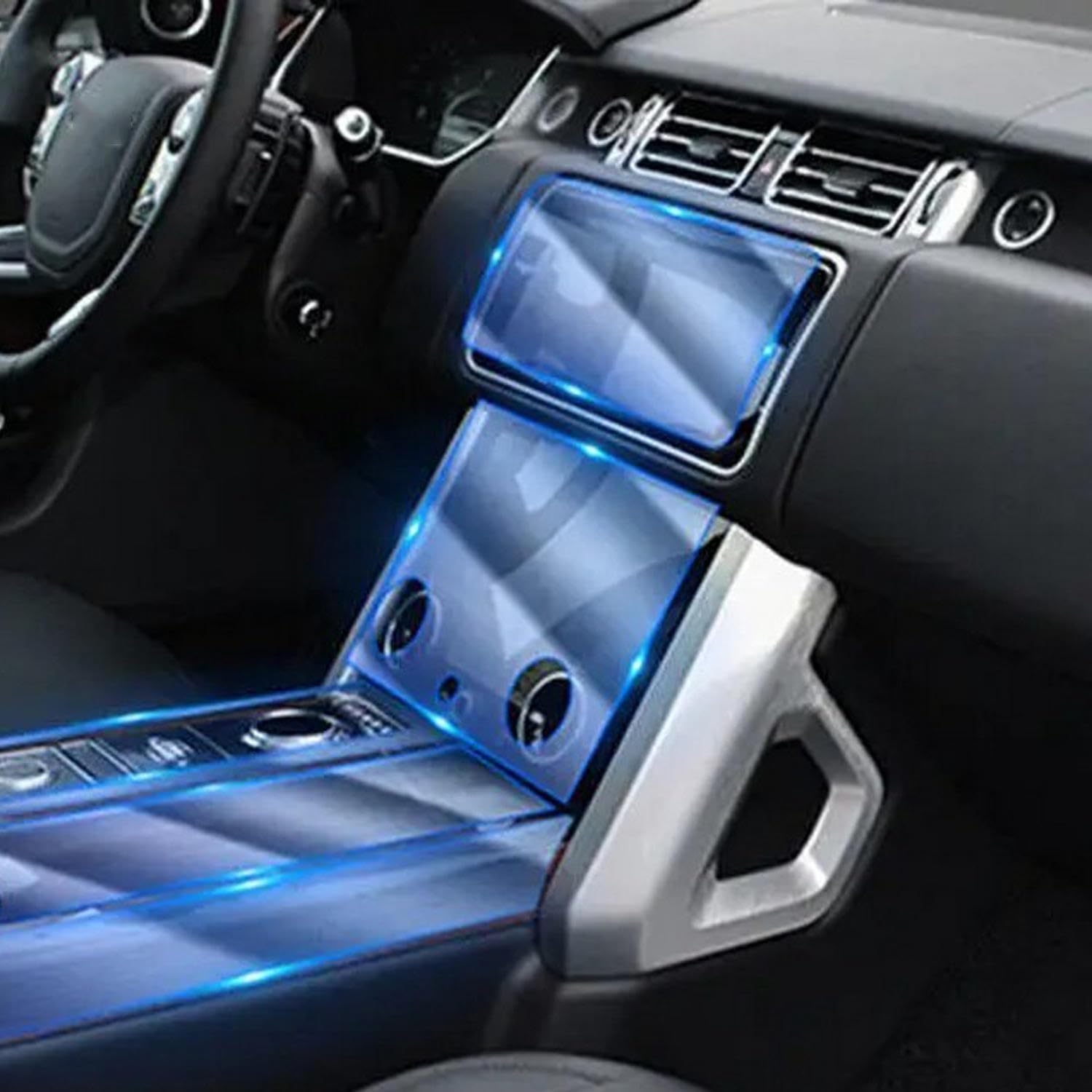 Film TPU transparent habitacle Land Rover Range Rover éviter usure console