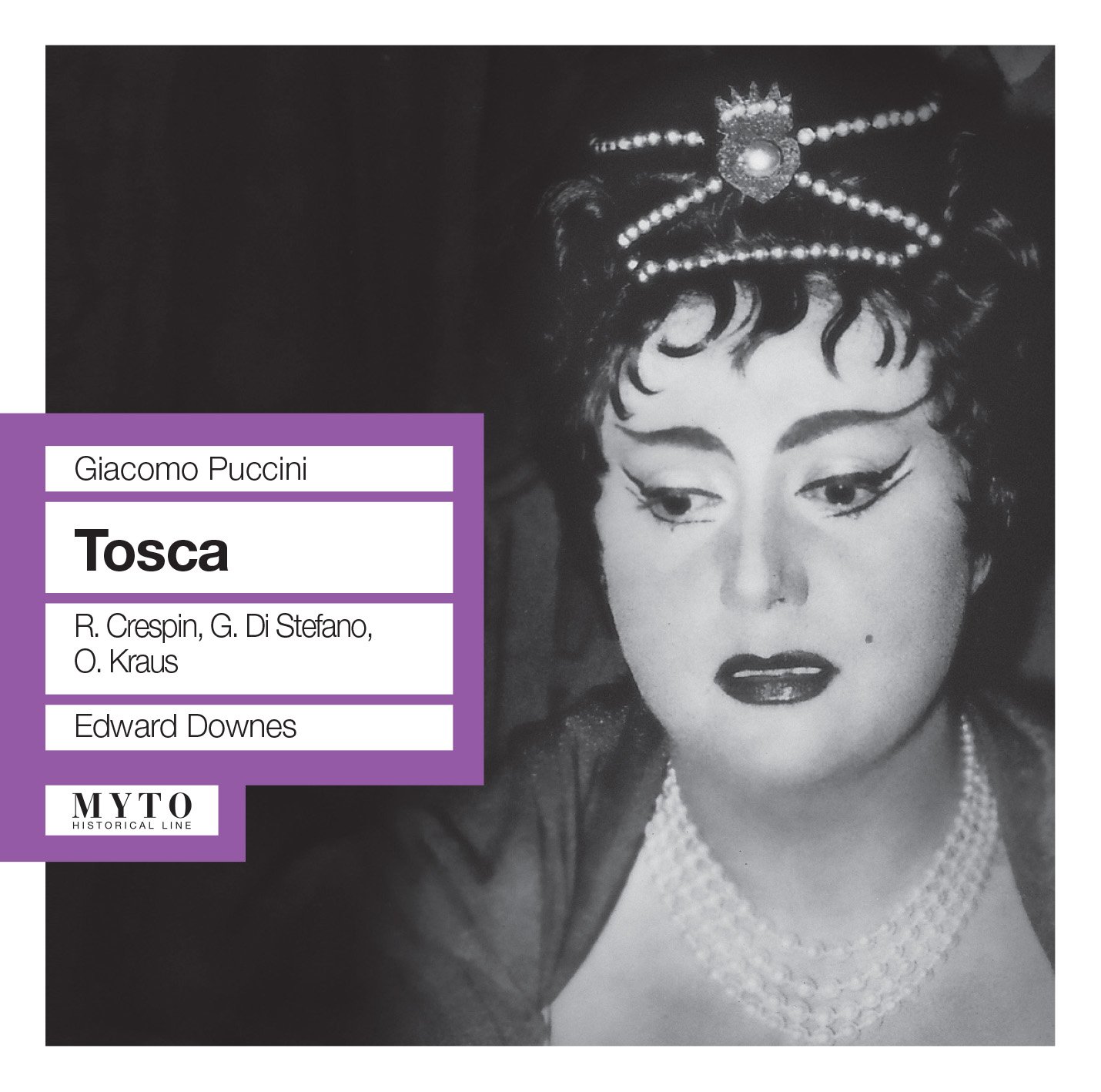 Puccini Tosca Crespin Di Stefano Edward Downes London 1961 MYTO 2 CD