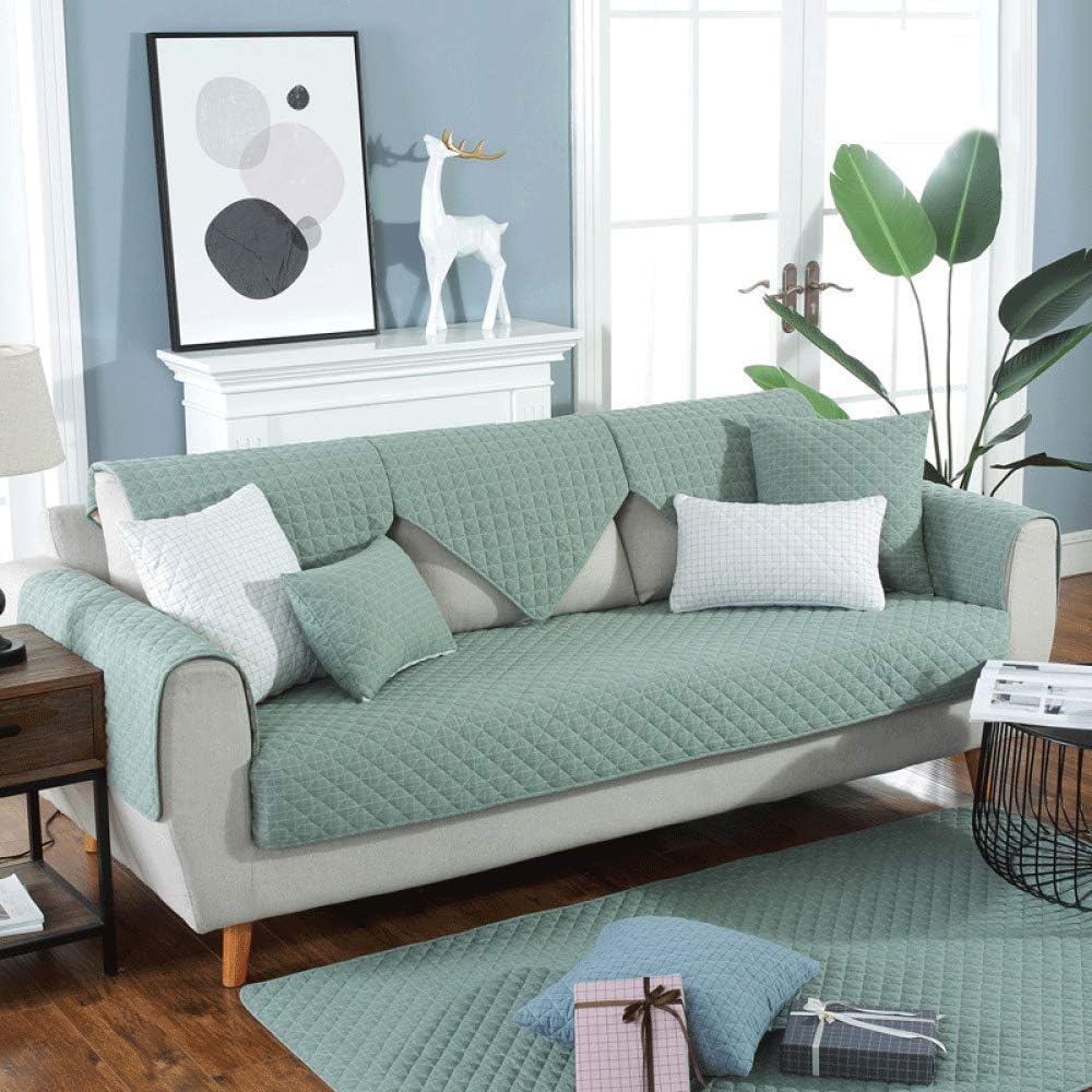 Nordisch Sofabezug Auflagen Baumwolle Sofaüberwurf 1 2 3 4Sitzer L