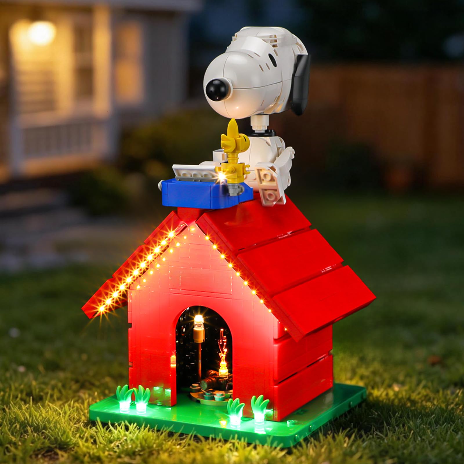 BRIKSMAX 2.0 Light Kit Compatible with Lego Ideas Peanuts: Snoopy's Doghouse 21368 Building Sets - Original LED Lighting Kits (Accessories Only) for Display, Gifts & Collectors