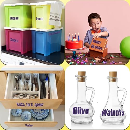 Miniatura 5 de Calcomanías de letras, 810 piezas, 10 hojas, vinilo autoadhesivo, impermeable, números de buzón, alfabeto para buzón, ventana, puerta, letrero,