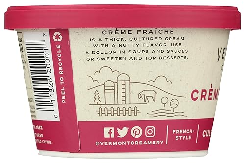 Miniatura 6 de Vermont Creamery, Crème Fraîche, 8 oz