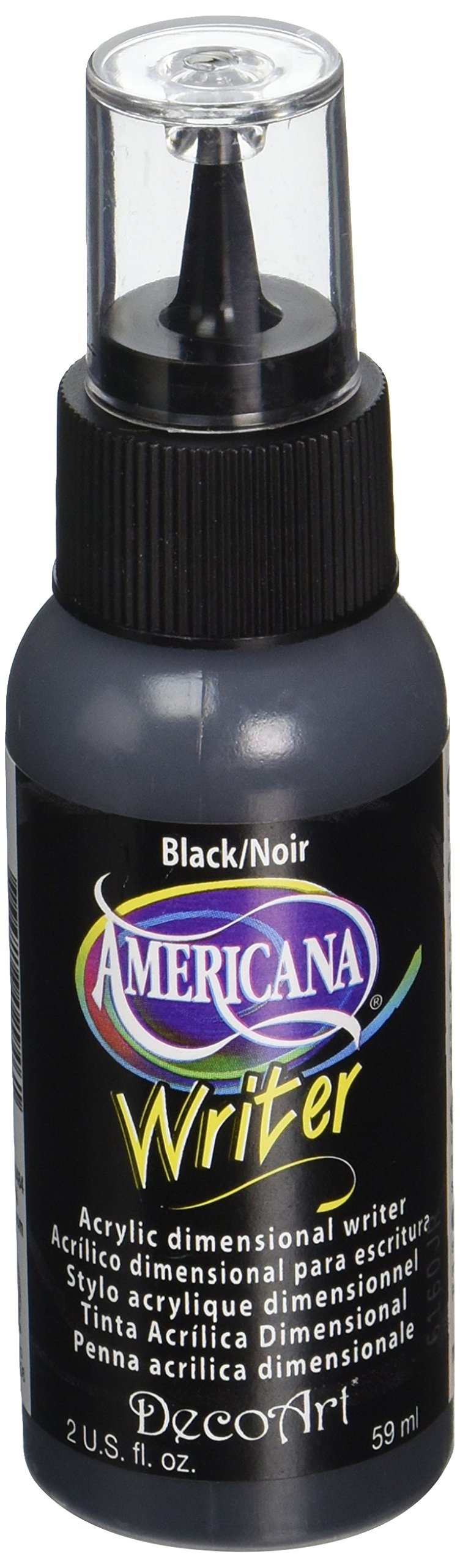 DecoArt Black Americana Acrylic Writer 2oz
