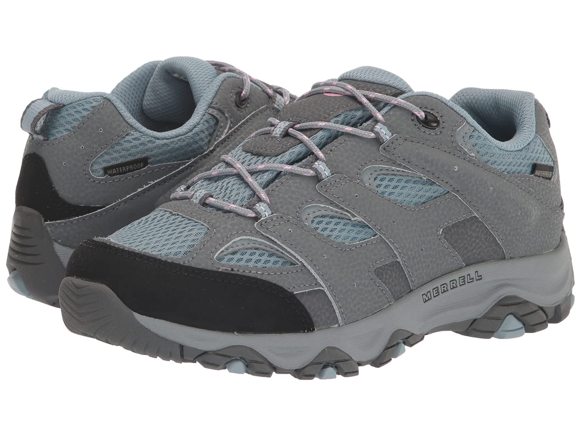 Merrell Moab 3 Low - Zapatos de Senderismo Impermeables para niños