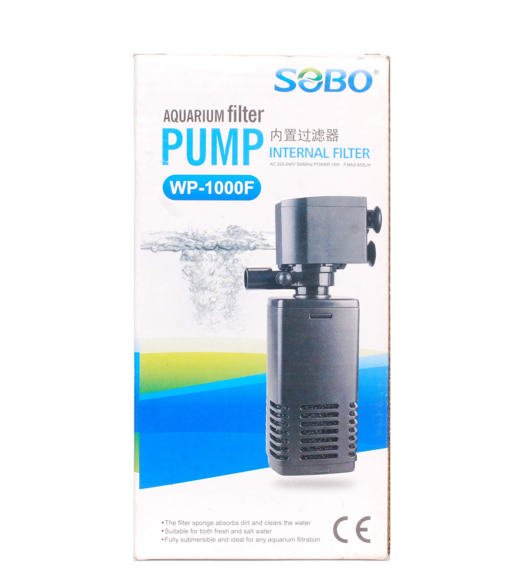 Buy SOBO Aquarium Internal Filter Pump WP 1000F Fully Submersible