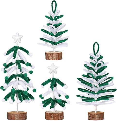 Miniatura 8 de Small Christmas Tree, Artificial Mini Tabletop Christmas Tree Decorations with Christmas Ornaments, for Home Party Thankgivings Christmas Decor,