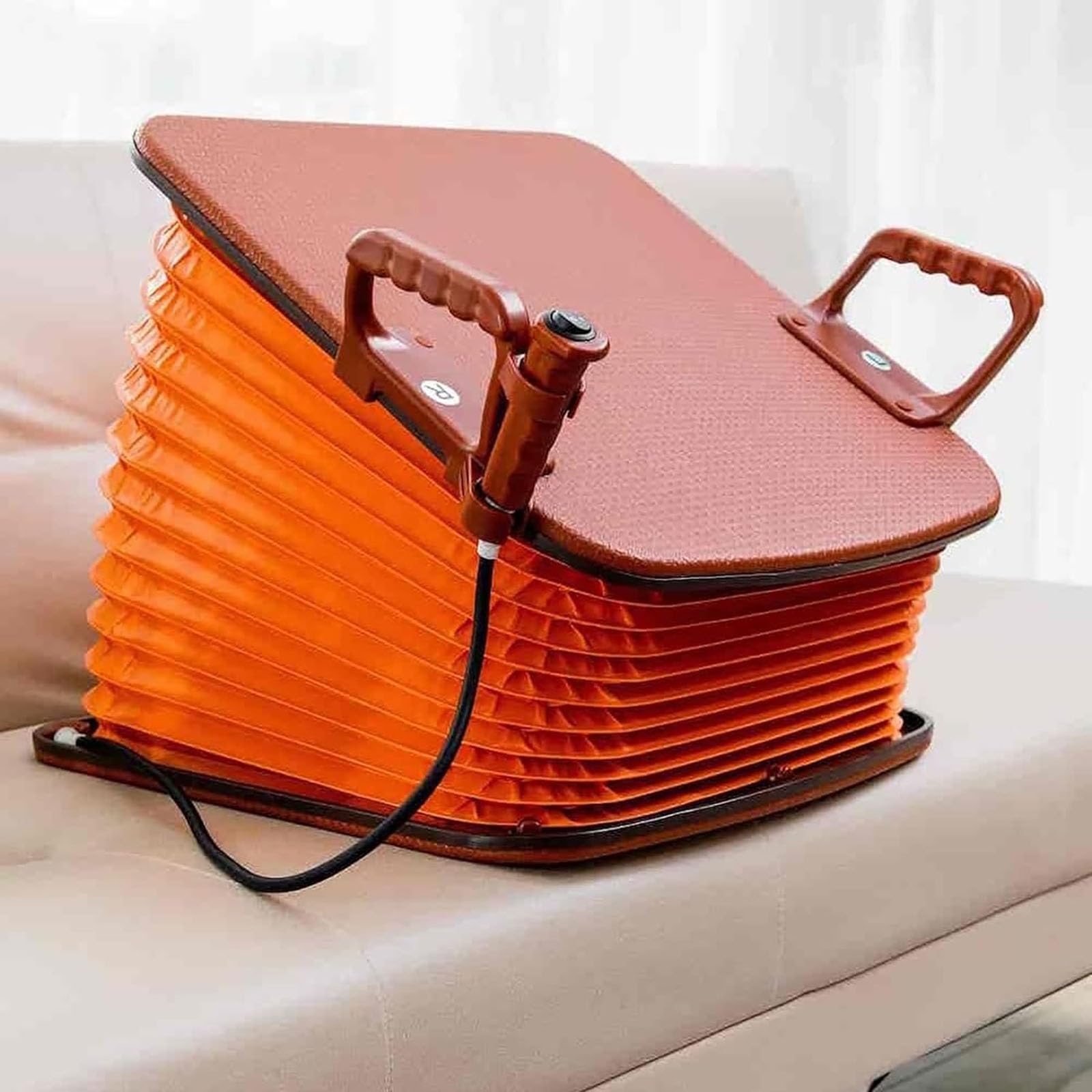 LUCEAE Easy Lift Assist Cushion, Electric Uplift Seat Assist Cushion with Carry Handles, Lifting Seats and Sofa Stand Assist, Support Up to 330 Lbs, Standing Aid for Elderly and Handicap, or Disabled